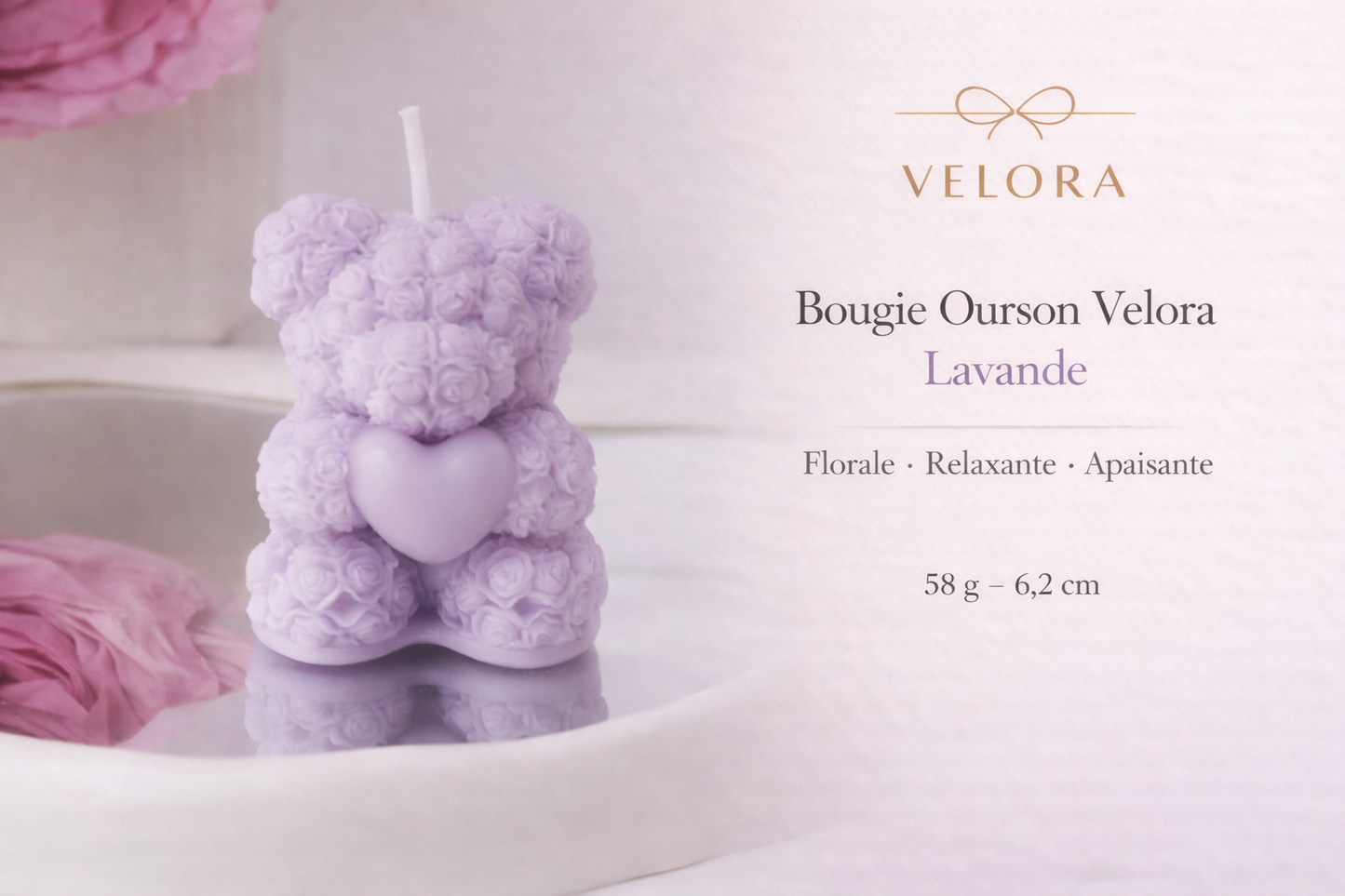 Velora Scented Candle — Cozy Atmosphere
