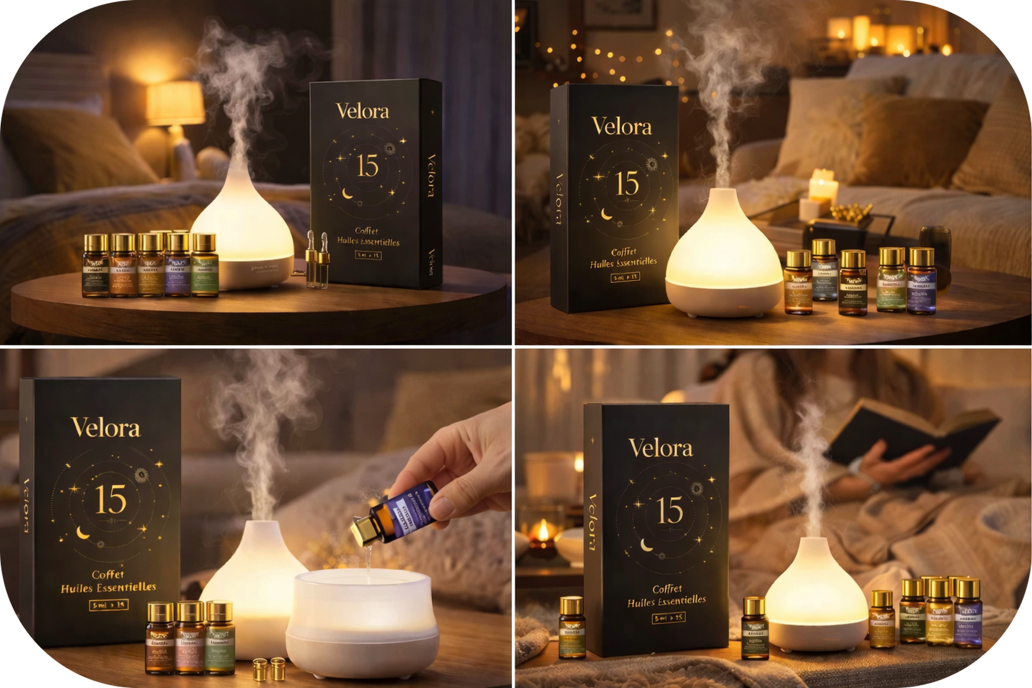 “Nighttime Ritual” Gift Set – 15 Premium Essential Oils