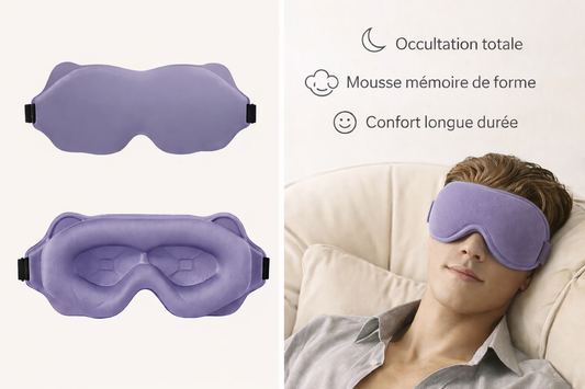 Velora Sleep Mask — Memory Foam • Total Blackout