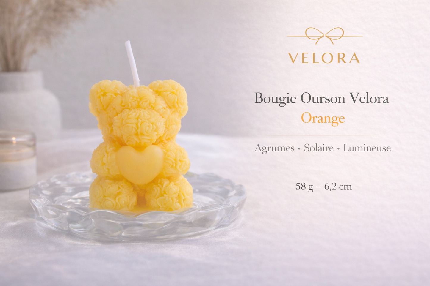 Velora Scented Candle — Cozy Atmosphere